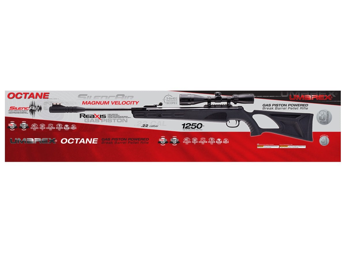 O2 Octane Rifle RIFLE UMAREX OCTANE REAXIS GAS PISTON 5,5MM TECNOLOGÍA SIL • El Bunkker