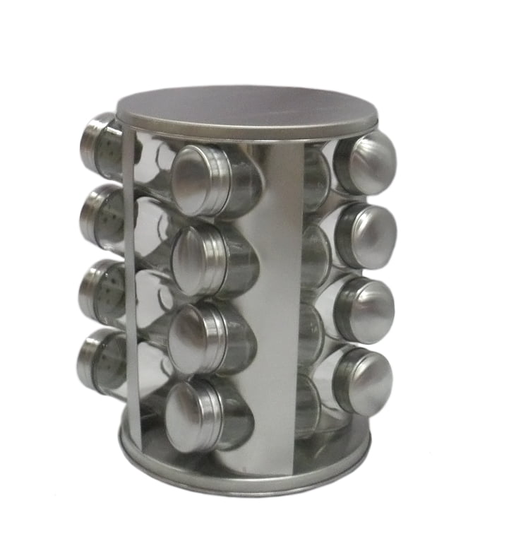 Especiero giratorio en acero inoxidable. - ElBunkker