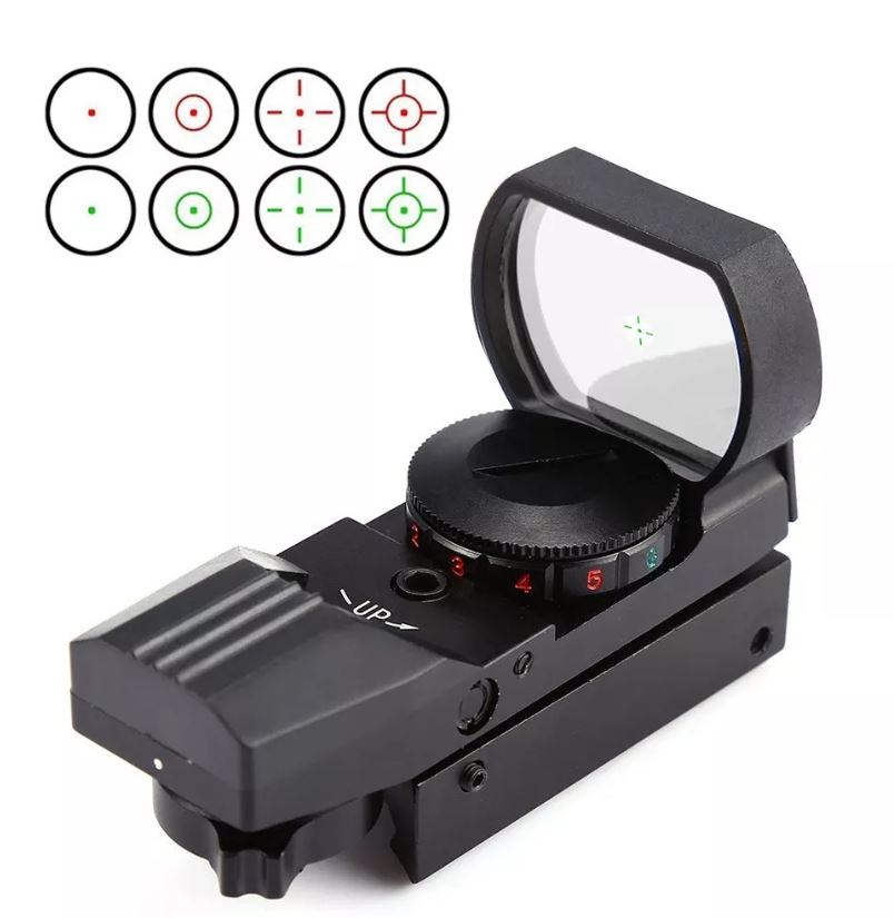 Mira Holográfica Agarre para airsoft de 20 mm.