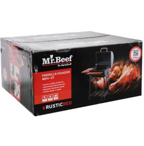 Parrilla para carbón con ahumador MDV-01 Mr. Beef - El Bunkker