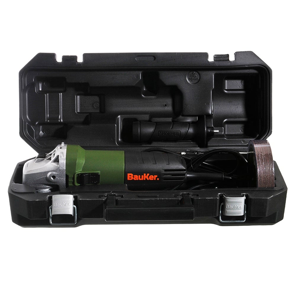 Amoladora 820w con 20 discos 4 1/2" Bauker - Imagen 8