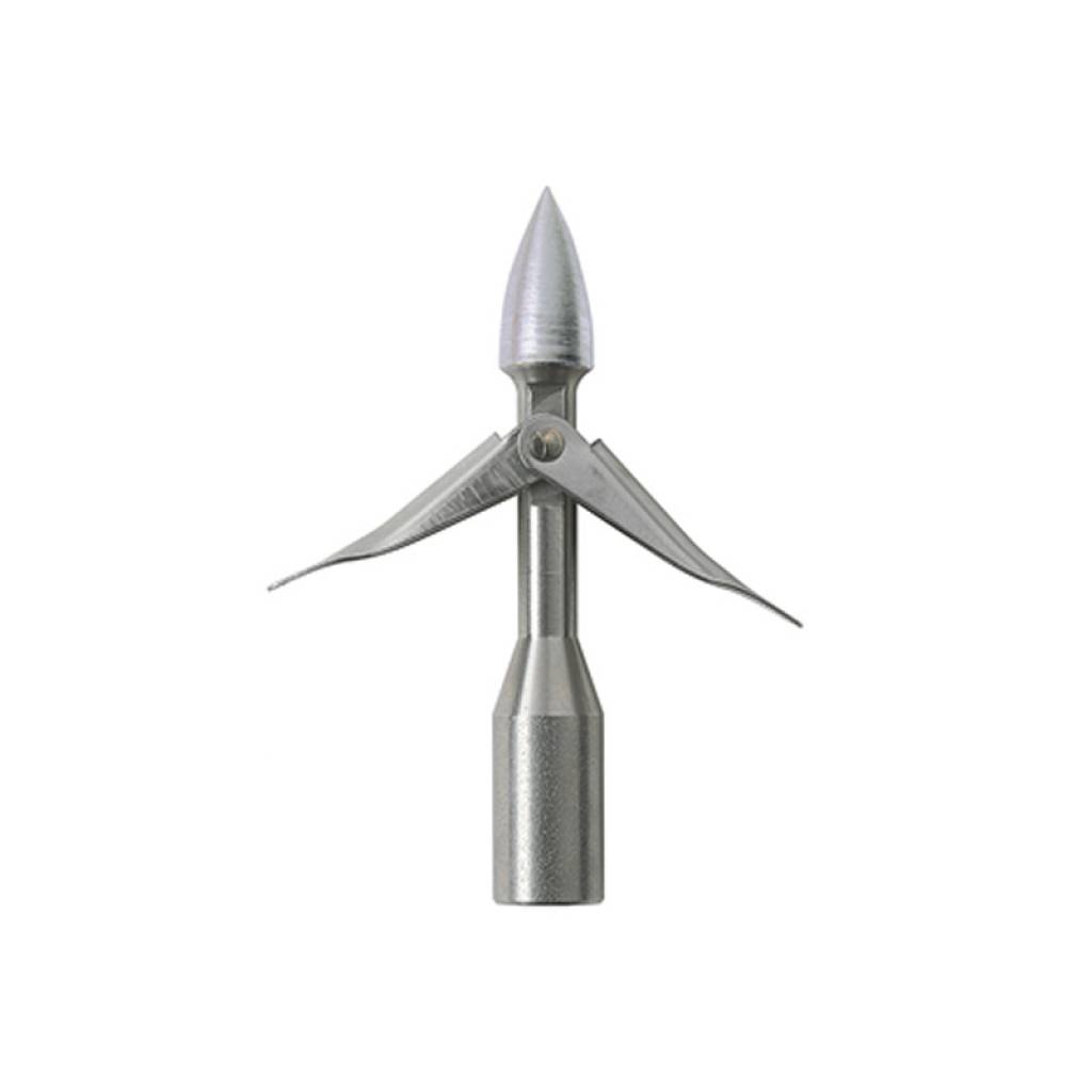 MARES® Punta Mini Bullet 2 Aletas 7mm de acero inoxidable con rosca