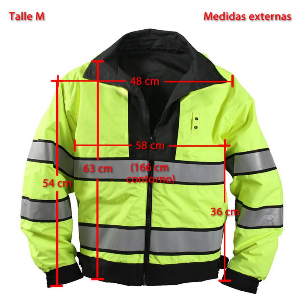 Campera Reflectiva-Reversible Rothco Impermeable y Corta Viento - Imagen 3