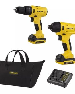 Combo Stanley Taladro + Atonillador + Bolso