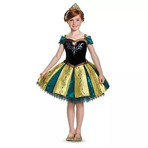 DISFRAZ ANNA CORONACION FROZEN CON TUTU - El Bunkker