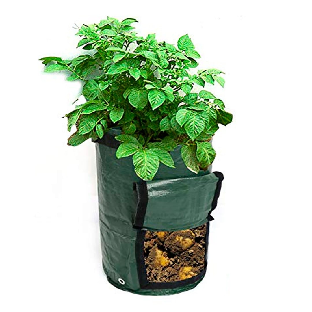 Bolsa de Cultivo Maceta Impermeable Con Asas y Tapa - Imagen 5