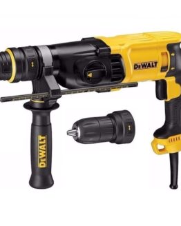 Rotopercutor Dewalt 800W 2 en 1 Cbio.Rap.Mandril