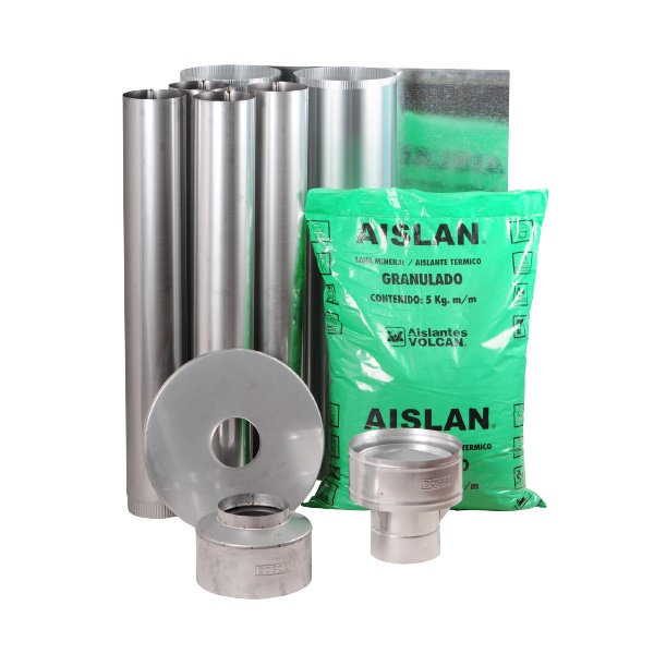 Kit Chimenea completo Bosca para Estufa a Leña de 150 mm