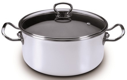 Cacerola Vasconia en Acero AC.2/A con Tapa 24Cm / 4.5LT Domino