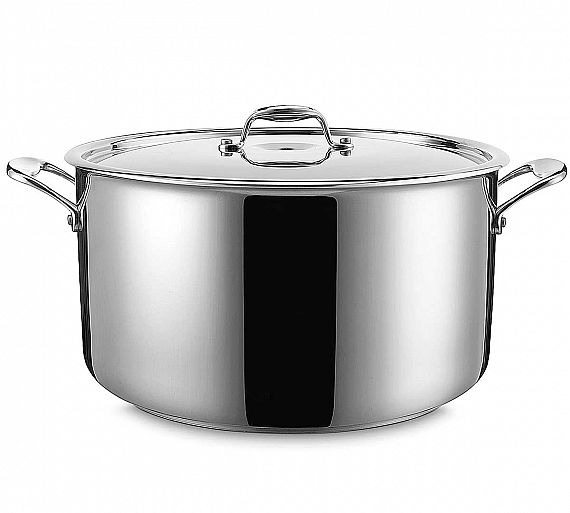 Cacerola Pujadas en Acero Inoxidable 2/A con Tapa Diametro 20Cm / Cap 4Lt