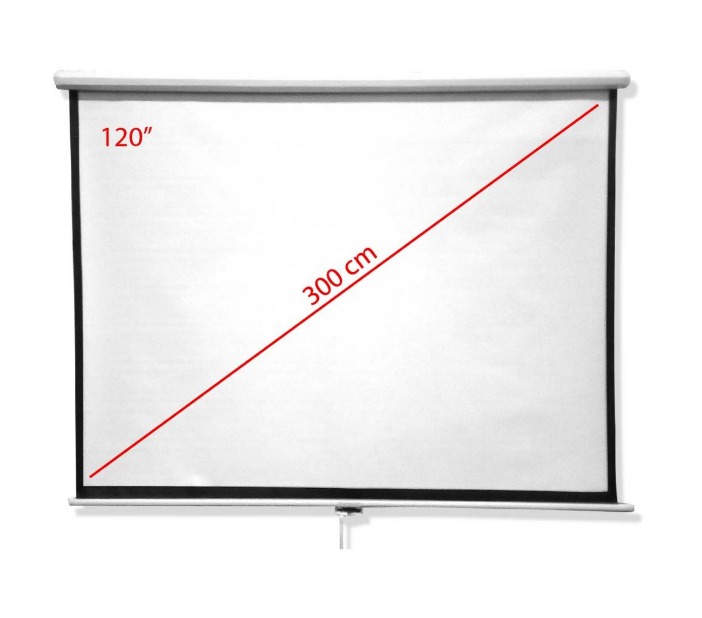 Pantalla Oem Para Proyector Blanco Mate 120" - Imagen 3