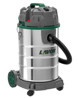 Aspira Eléctrica Agua/Polvo Lavor 1400W Tanque Inox 30Lts Dozzy 30