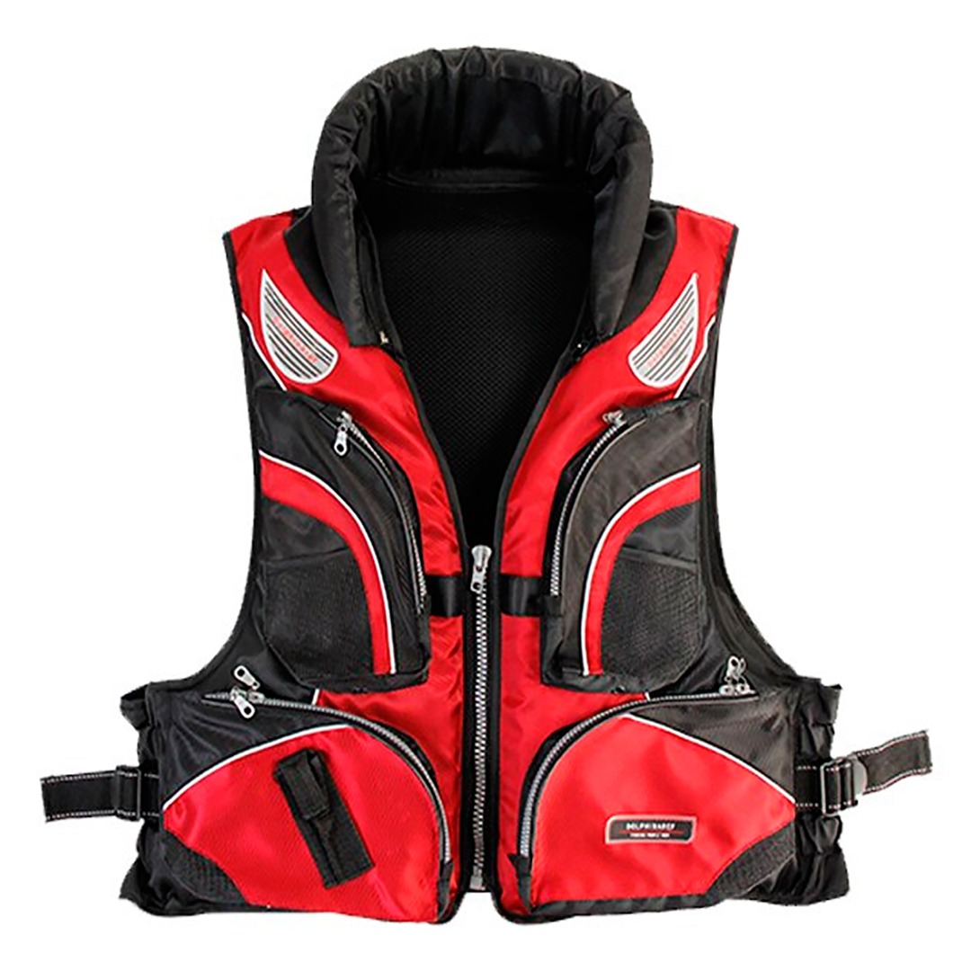 Chaleco Salvavida Pescador Para Adulto Bolsillos - Imagen 4