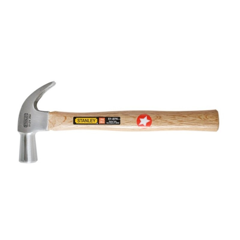 Martillo de Uña Stanley 29mm C/Madera 20oz