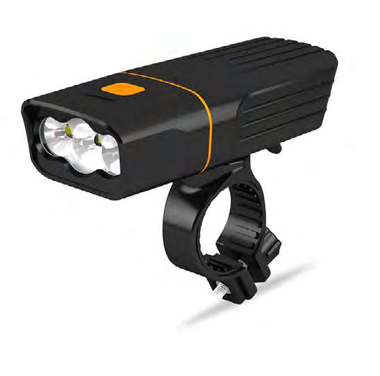 Luz Frontal para Bicicleta Recargable 400 LM