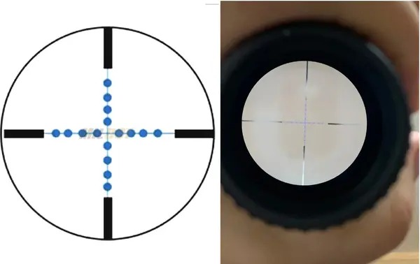 Mira Telescopica Shilba 6-24x50 IR-L Target Pro 30 MIL DOT Blue Reticulo Iluminado - Imagen 2