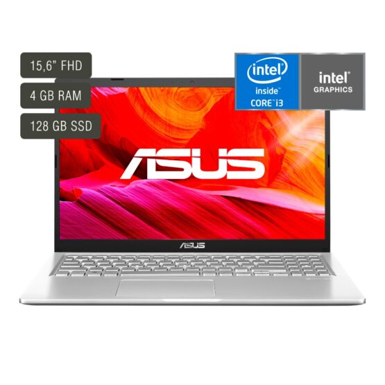 Notebook Asus X515/ 15,6"/ Core I3/ 4Gb/ 128Gb/ Win10 1