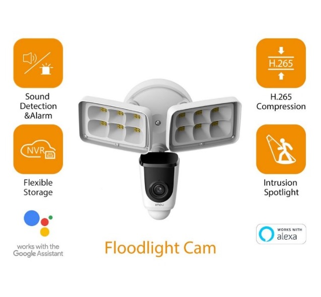 Camara Dahua Floodlight Ipcl26pimou Fhd 2mp 2.8 • El Bunkker