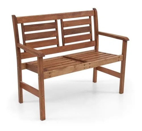 Banco De Madera 2 Plazas Unsi Furniture Para Exterior