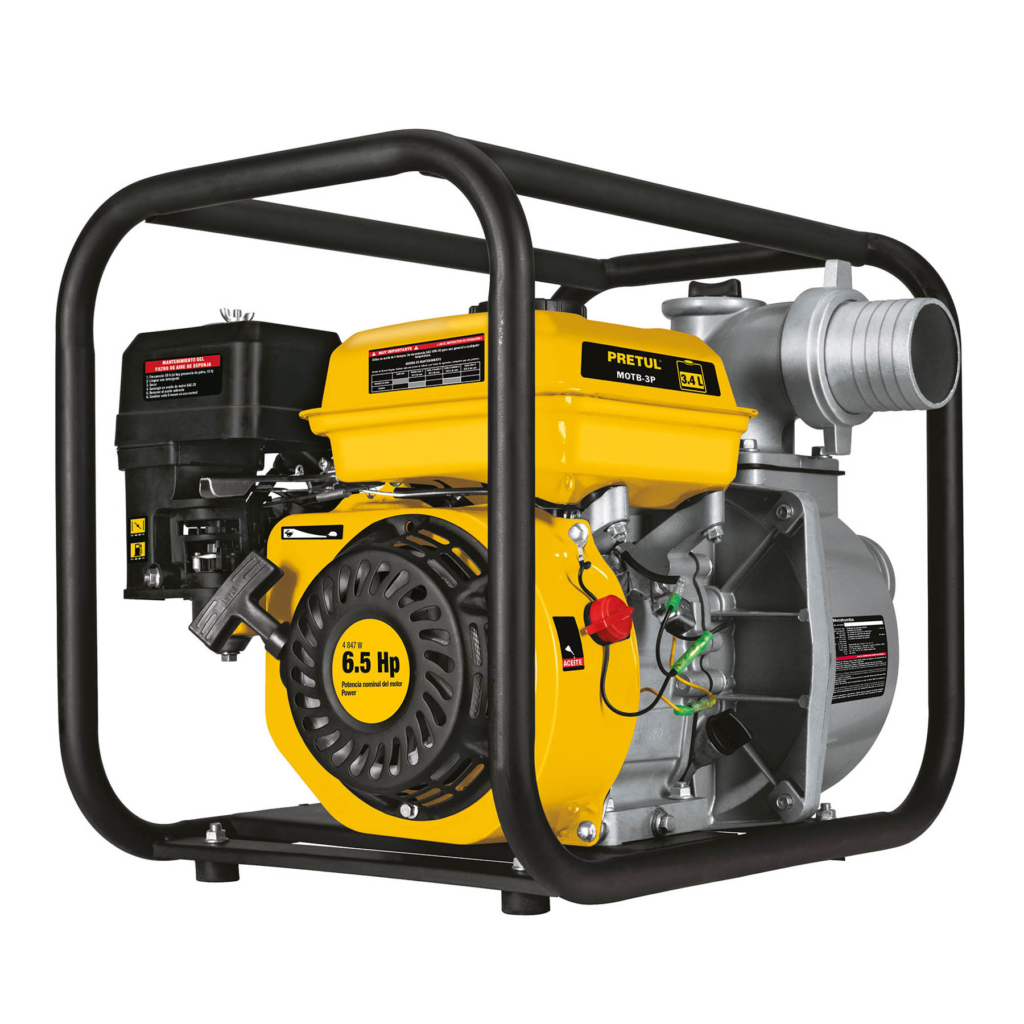 Motobomba Pretul Autocebante 3×3″, 6-1/2 HP a Gasolina