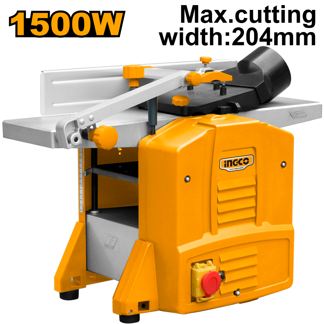 Cepillo Y Garlopa Ingco De Mesa 1500W JAP15001