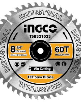 Disco Ingco Para Aluminio Ingletadora 8 1/4"  60 Dientes Tsb321023 Para Bms14002