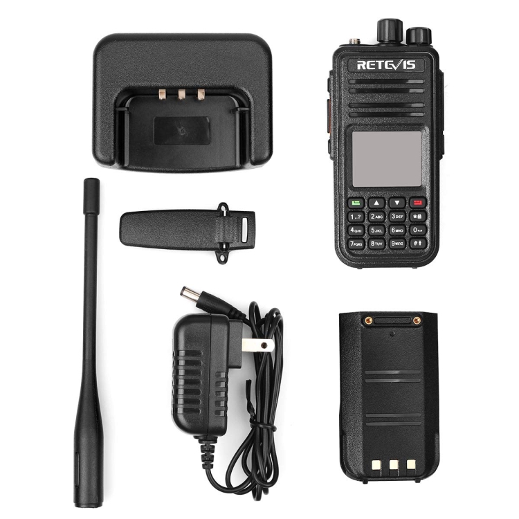 Radio Retevis RT3S DMR Con GPS Dual Band (Vhf/Uhf) Hasta 5W Bateria 2000 Mah Digital/Analogo 5Km Alc - Imagen 4