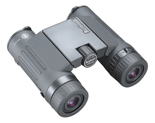 Binocular Bushnell Prime 10x25 Negro Con Tapa Opticas Integrado
