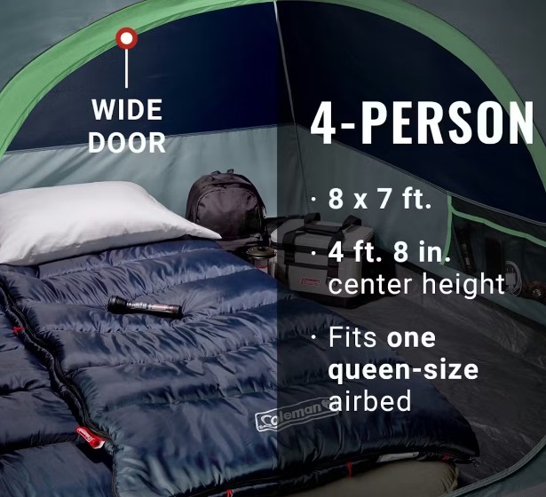 Carpa Coleman Skydome Para 4P - Imagen 2