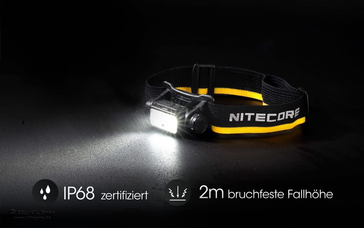 Linterna Frontal Nitecore NU40-1000 Lúmenes Recargable USB-C De Alto Rendimiento - Imagen 6
