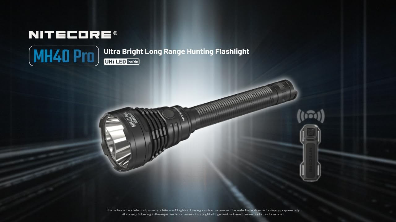Linterna Nitecore MH40 Pro De Caza De Largo Alcance 3500 Lúmenes Recargable - Imagen 10