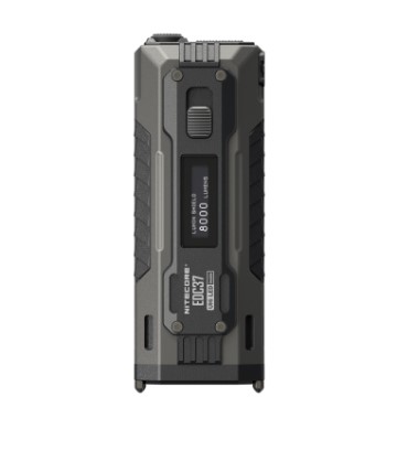Linterna Táctica EDC Definitiva Nitecore EDC37 de 8000 Lúmenes Con Display Oled - Imagen 2