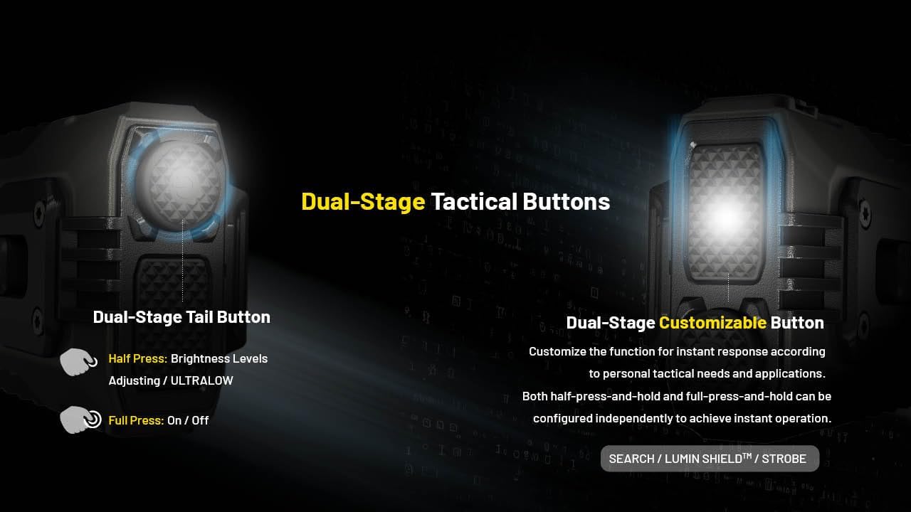 Linterna Táctica EDC Definitiva Nitecore EDC37 de 8000 Lúmenes Con Display Oled - Imagen 6