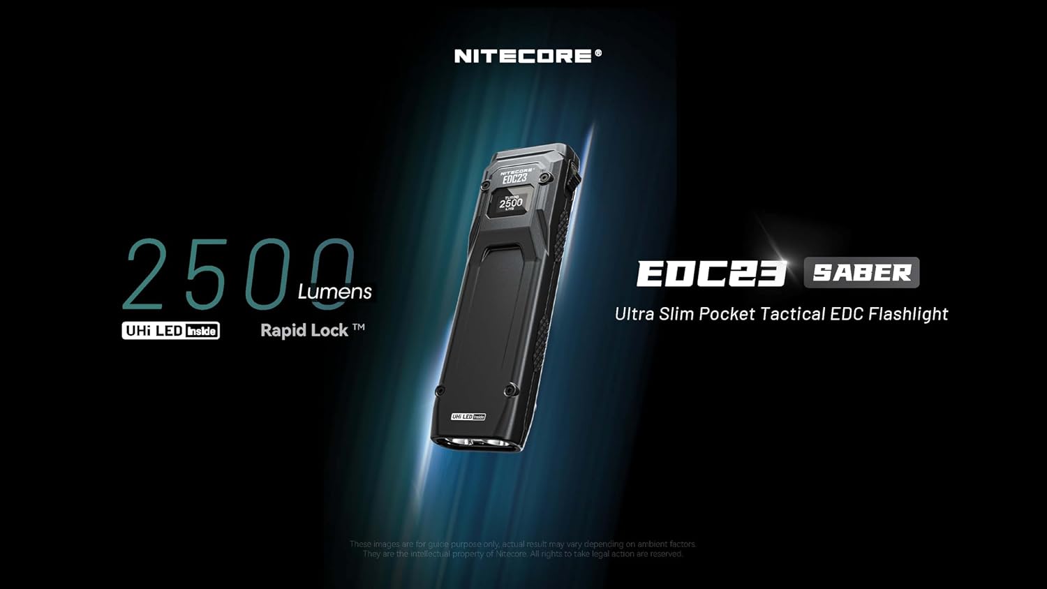 Linterna Táctica EDC Nitecore EDC23 2500 lúmenes - Imagen 6