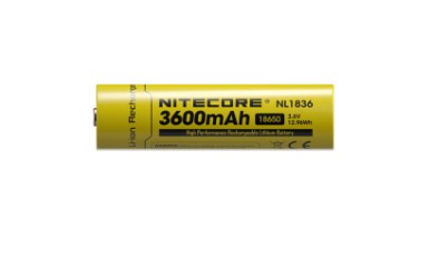 Set Bateria Nitecore NL1836 Li-Ion Recargable De 3600 Mah 3.6 V De Alto Rendimiento 18650 X 2 - Imagen 2
