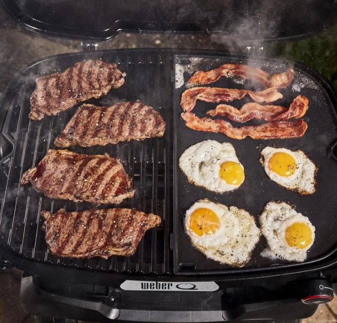 Parrilla Eléctrica Weber Q2800 Roja Sin Carro - Imagen 3