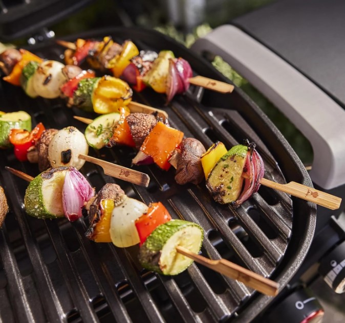 Parrilla Eléctrica Weber Q2800 Roja Sin Carro - Imagen 4