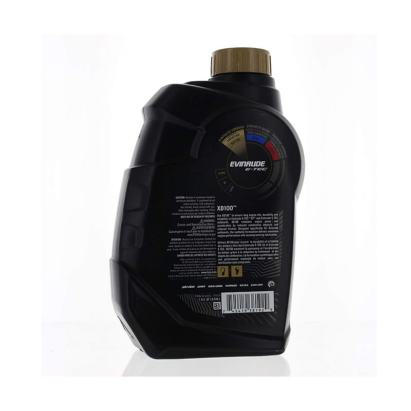 Aceite Lubricante XPS Marine Náutico Evinrude Xd100 - Imagen 2